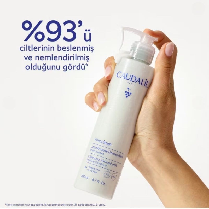Caudalie Vinoclean Badem Yağlı Temizleme Sütü 200ml * YENİ
