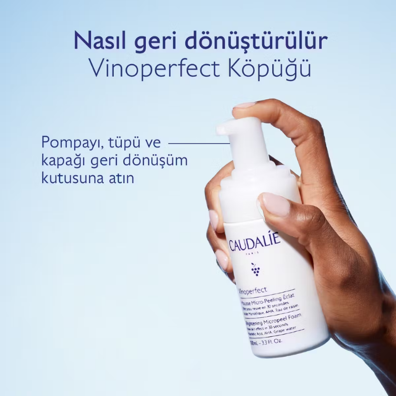 Caudalie Vinoperfect Işıltı Verici Mikro Peeling Temizleme Köpüğü 100 ml