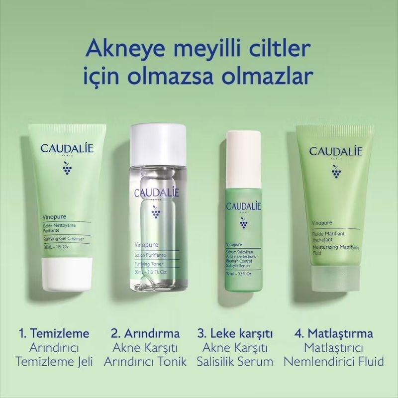Caudalie Vinopure Vinopure Akne Karşıtı Salisilik Tanışma Kiti
