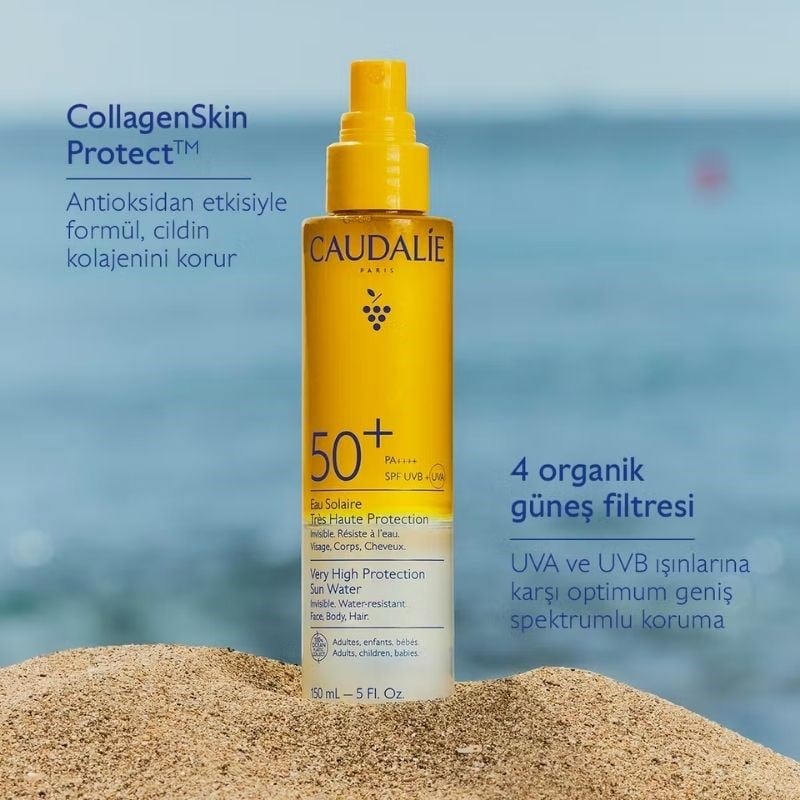 Caudalie Vinosun Yüksek Koruma Sağlayan Güneş Suyu SPF50+