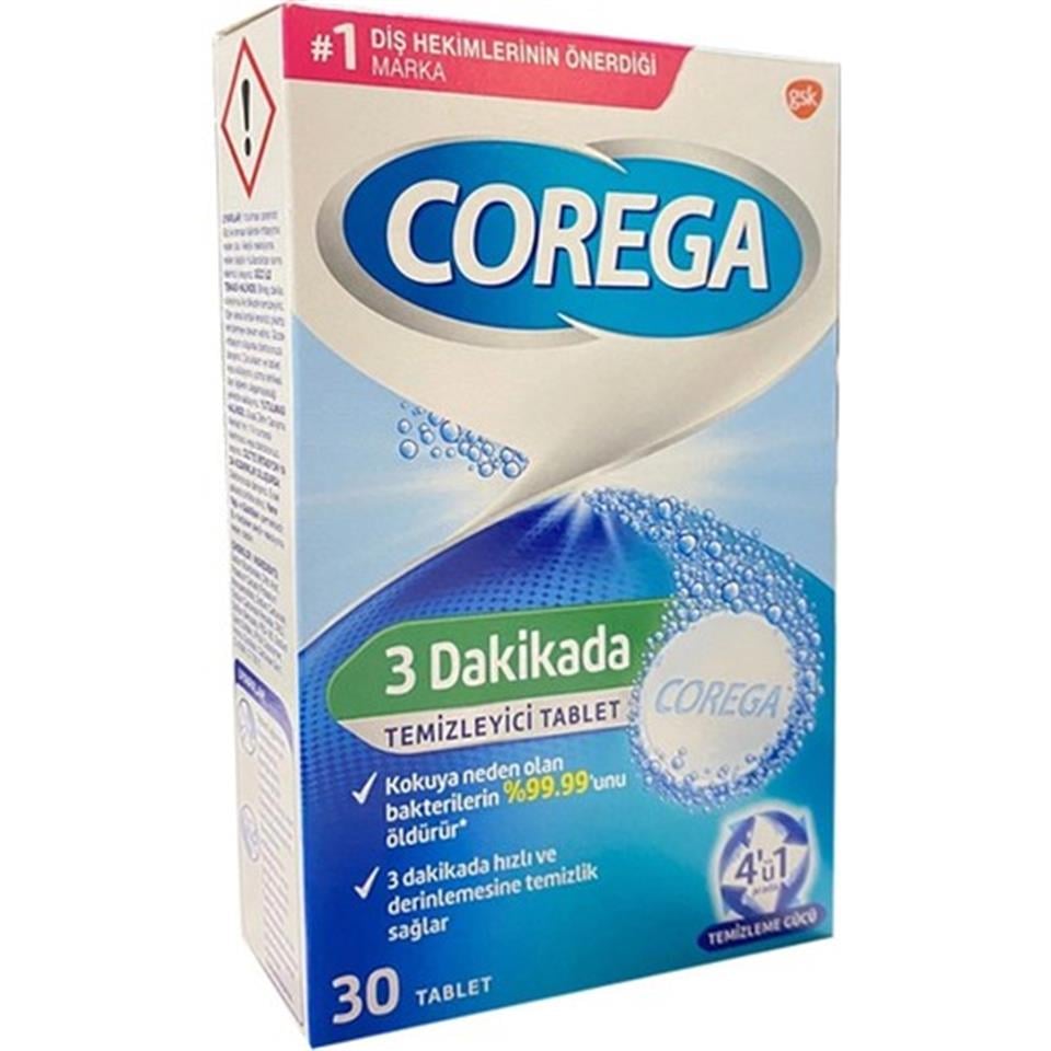 Corega Temizleyici 30 Tablet
