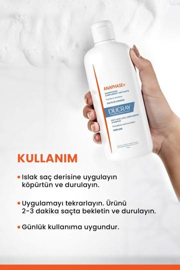 Ducray Anaphase Saç Dökülmesi Karşıtı Şampuan 400 ml X 2