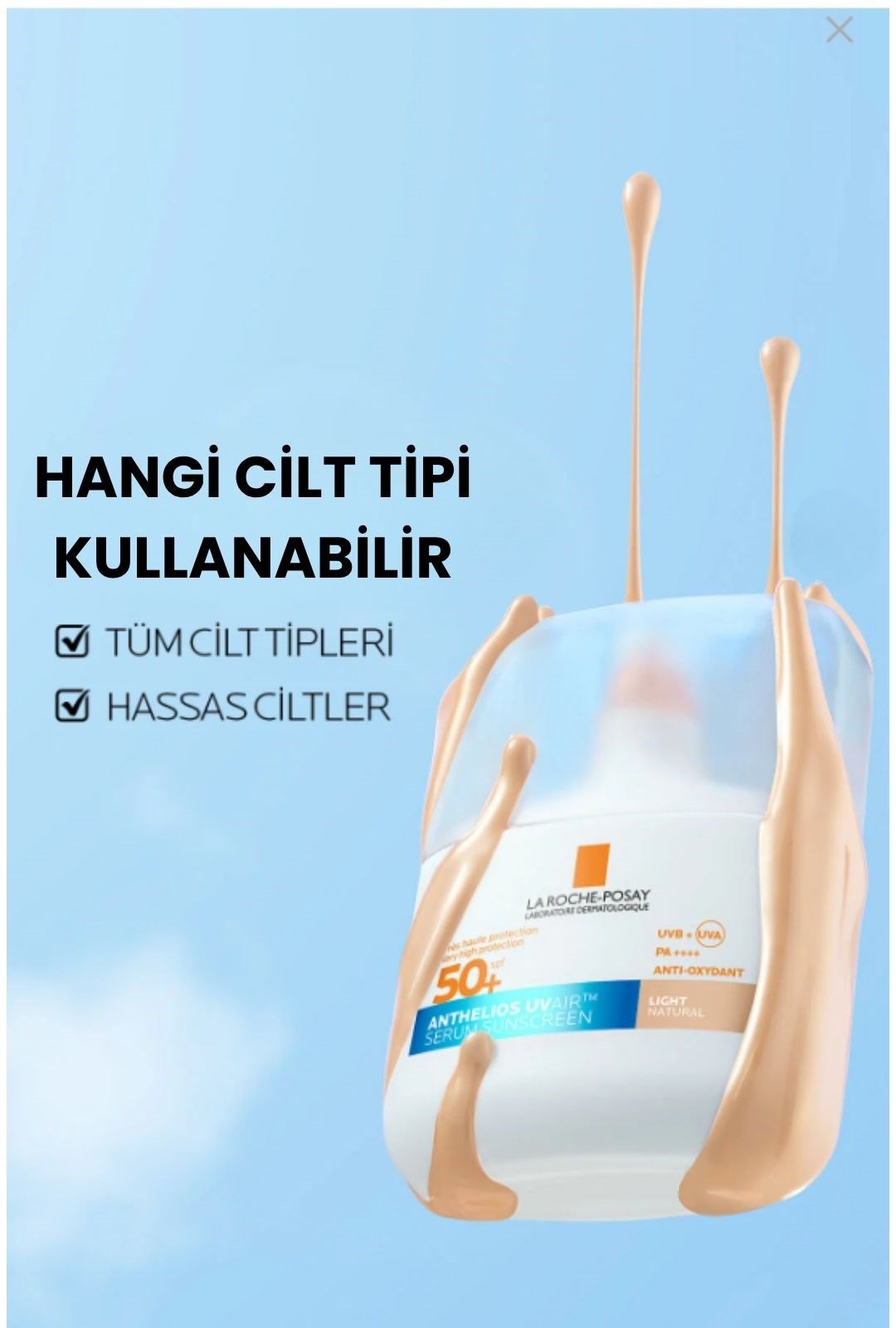 La Roche Posay Anthelios UVAIR SPF50+ Serum - Light