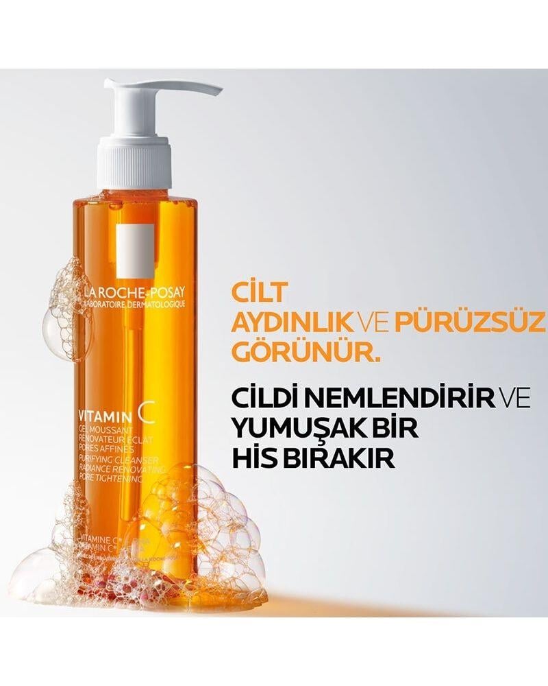 La Roche Posay C Vitamini İçerikli Işıltı Veren Yüz Temizleme Jeli 200 ml