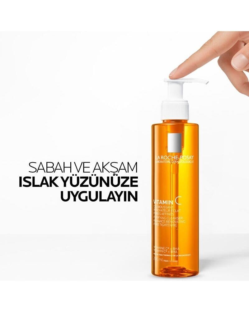 La Roche Posay C Vitamini İçerikli Işıltı Veren Yüz Temizleme Jeli 200 ml
