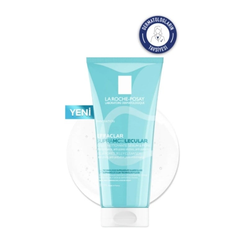 La Roche Posay Effaclar Supramolecular Karma ve Yağlı Ciltler İçin Gözenek Karşıtı Yüz Temizleme Jeli 200 ml