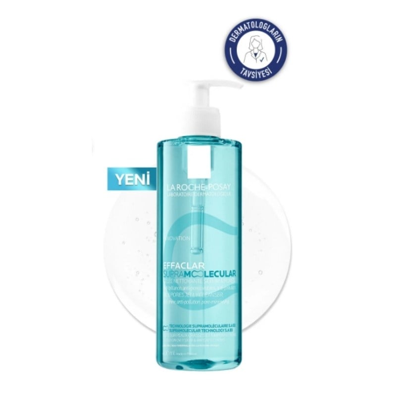 La Roche Posay Effaclar Supramolecular Karma ve Yağlı Ciltler İçin Gözenek Karşıtı Yüz Temizleme Jeli 400 ml