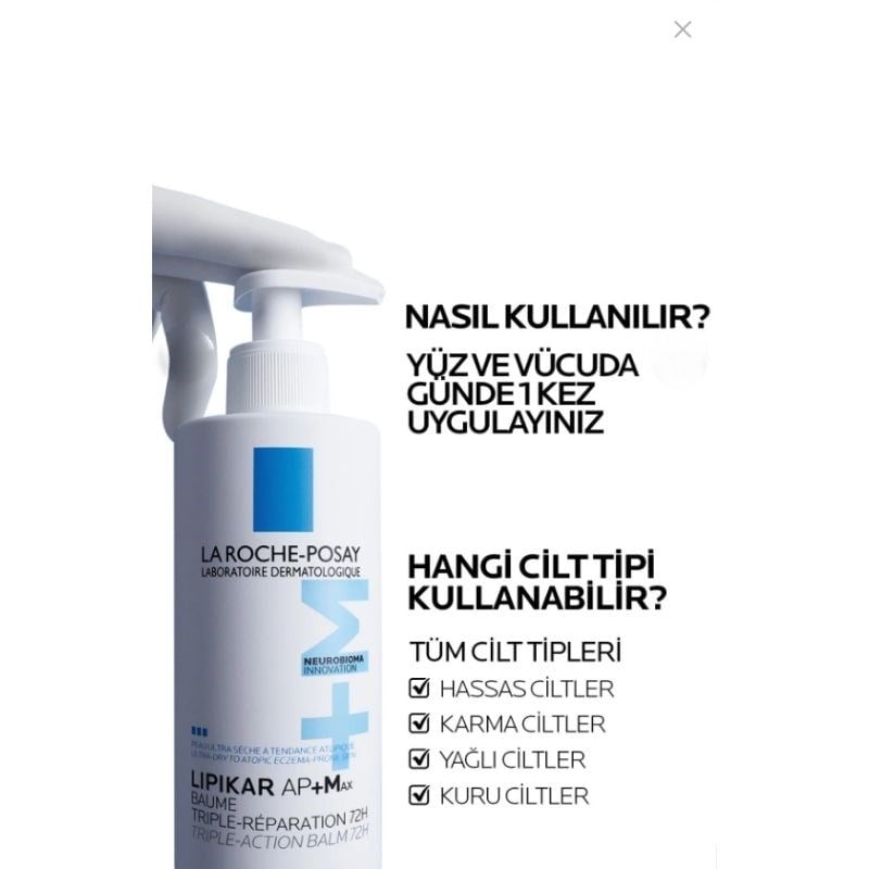 La Roche Posay Lipikar Baume AP+ Max 400 ml