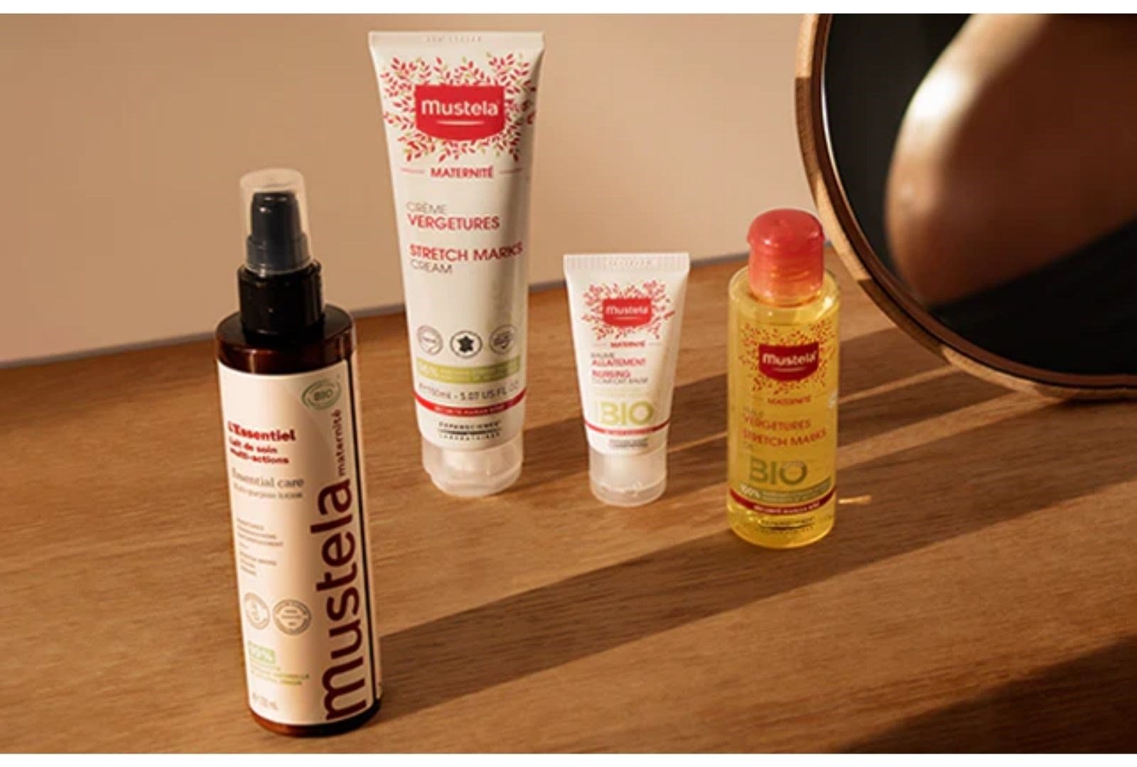 Mustela Doğum Seti -Çok Amaçlı Temel Bakım Losyonu 200 ml + Göğüs Ucu Kremi 30 ml