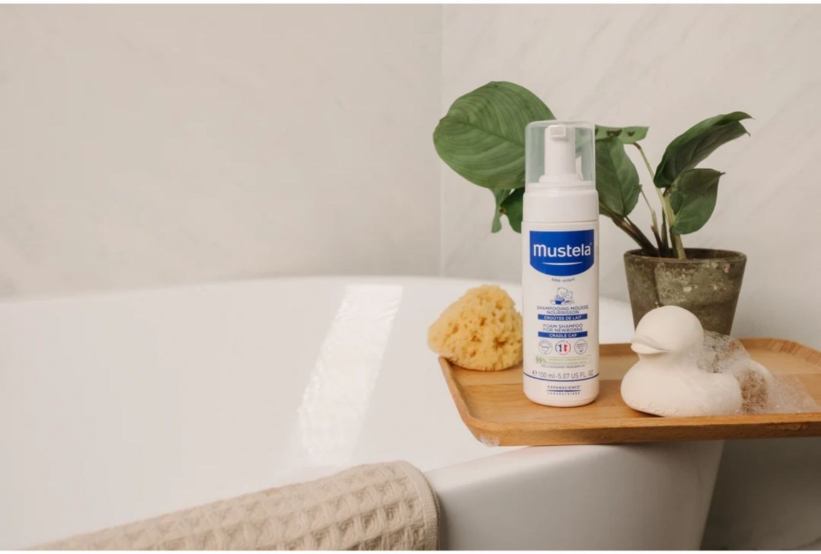 Mustela Saç Pullanmalarına Karşı Bebek Bakım Seti ( Cradle Cap 40ml + Foam 150ml)