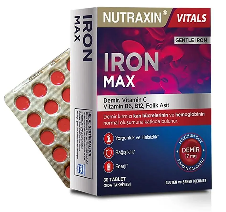 Nutraxin Iron Max - 30 Tablet