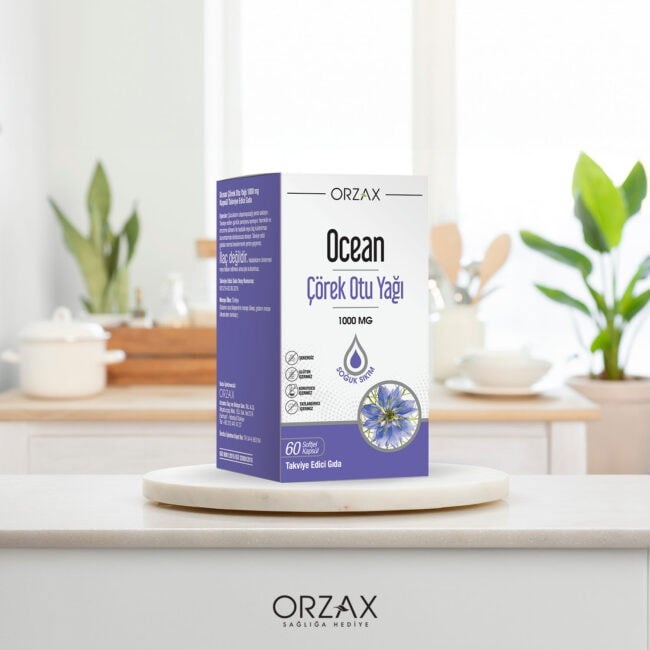 Ocean Çörek Otu Yağı 1000 mg 120 Kapsül