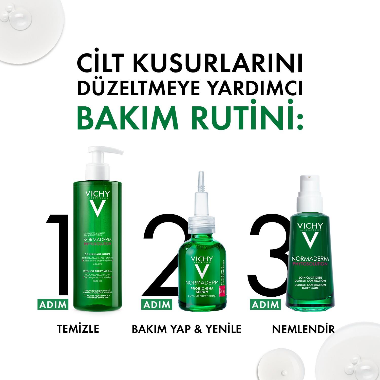 Vichy Normaderm Phytosolution Arındırıcı Yüz Temizleme Jeli 400 ml