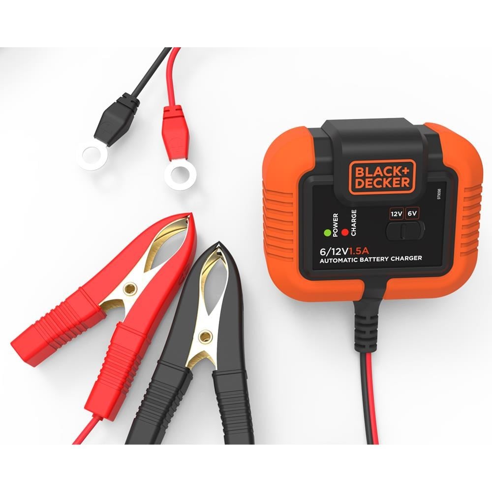 BLACK+DECKER BXA21USB 6V/12V 72A Akıllı Akü Şarj ve Akü Bakım Cihazı + PIUSB2BE 3.1 Amper Çift Çıkışlı USB Araç Şarj Cihazı