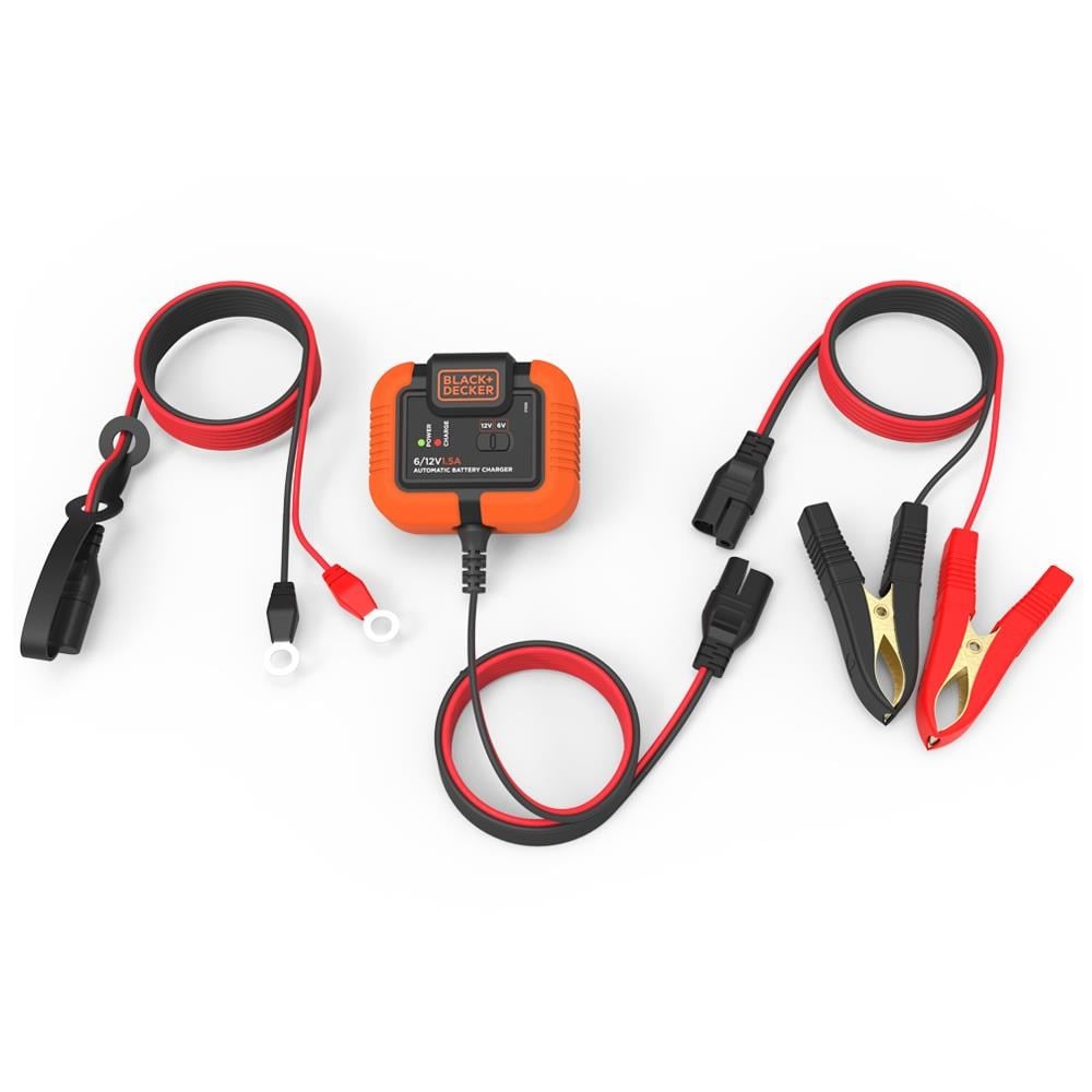 BLACK+DECKER BXA21USB 6V/12V 72A Akıllı Akü Şarj ve Akü Bakım Cihazı + PIUSB2BE 3.1 Amper Çift Çıkışlı USB Araç Şarj Cihazı