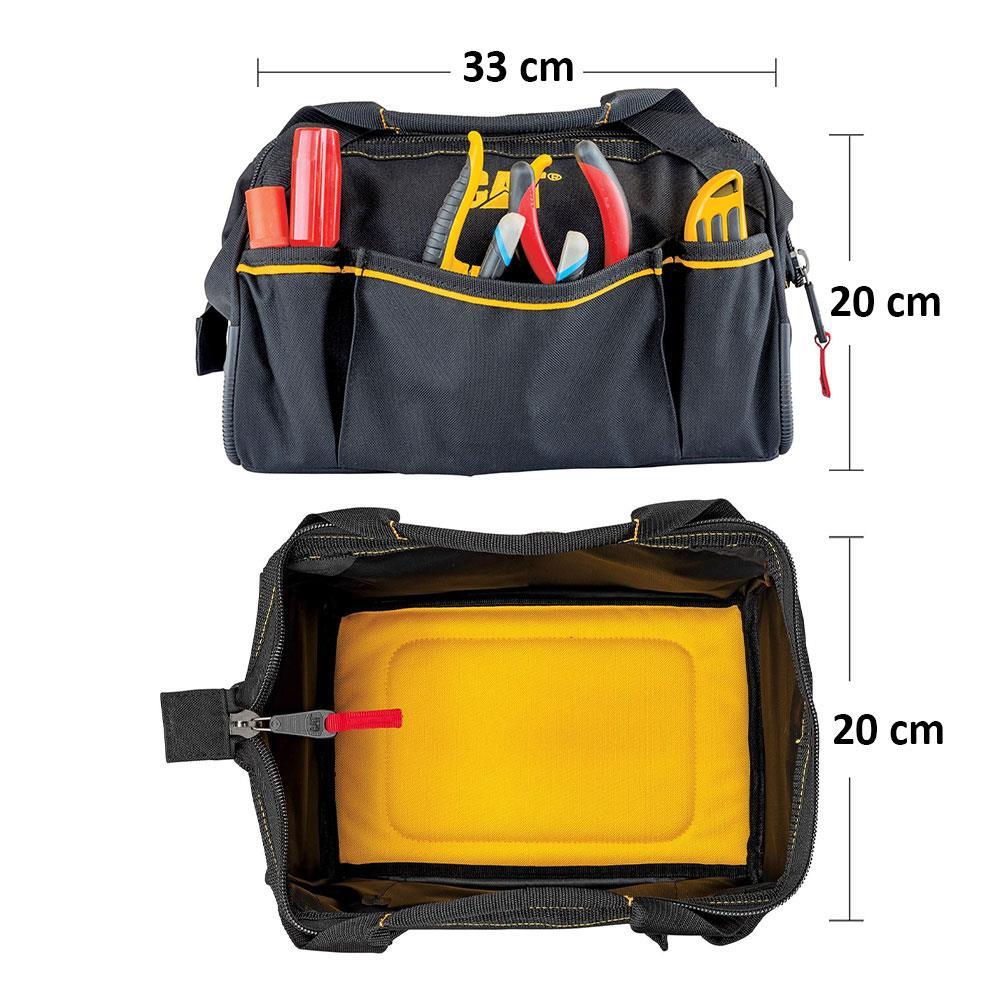 CAT DA980205 13'' Ağır Hizmet Bez Alet Takım Çantası