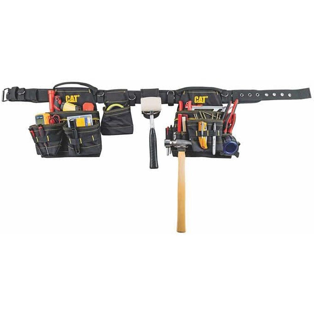 CAT DA980569 Kemerli Askı Kancalı Ağır Hizmet Bel Alet Çantası