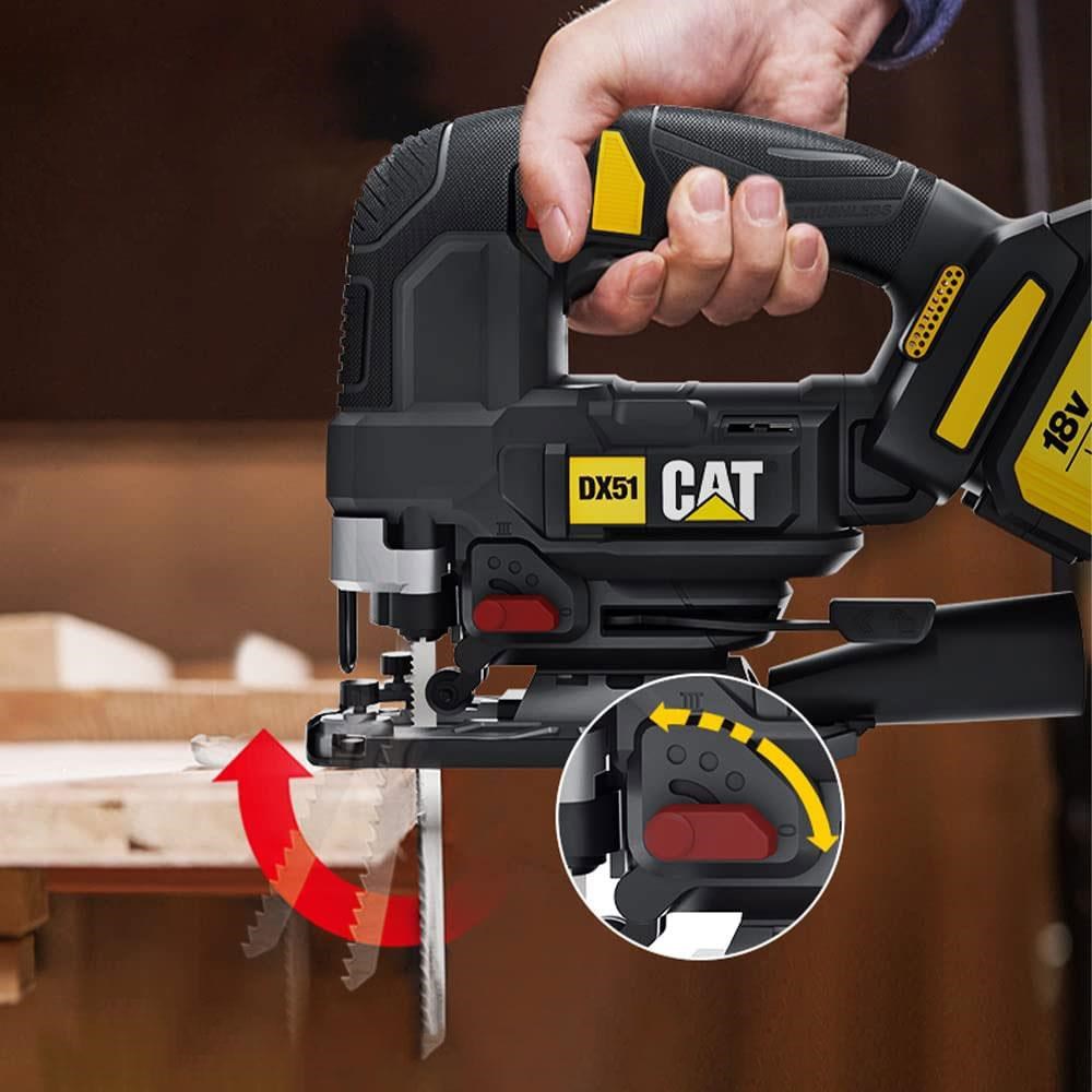 CAT DX51BCB 18Volt 4.0Ah Kömürsüz Profesyonel Dekupaj Testere