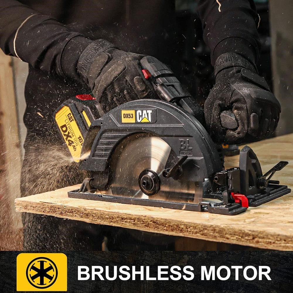 CAT DX53B 18Volt Kömürsüz Profesyonel Daire Testere (Akü Dahil Değildir)