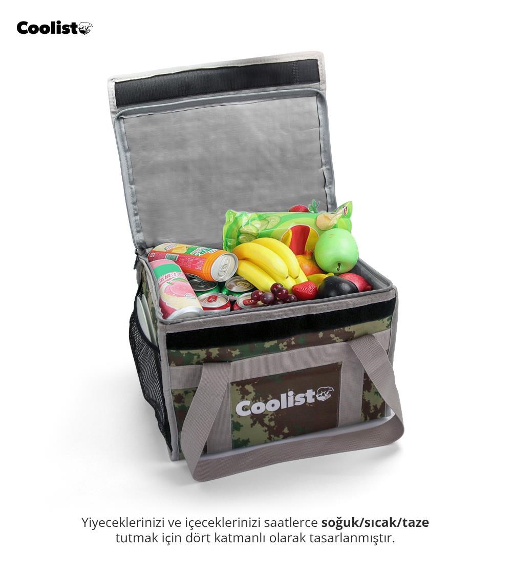 Coolist CL26C 26 Litre Katlanabilir Termos Bez Çanta / Buzluk