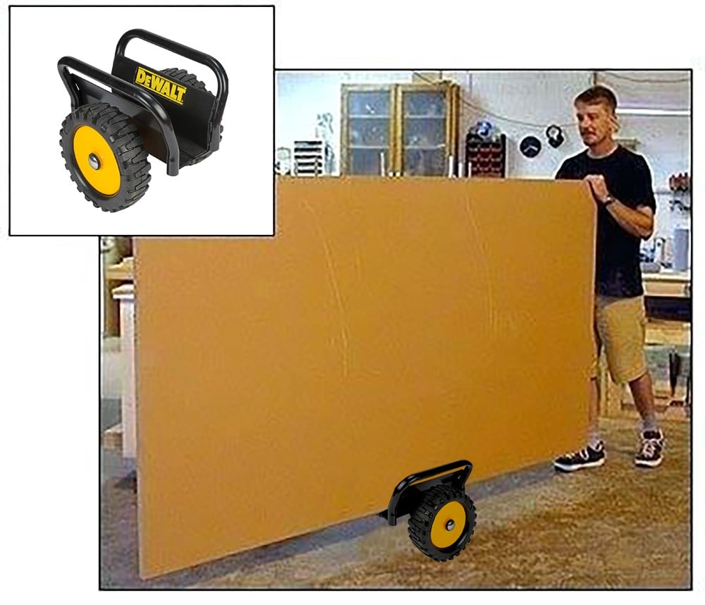 Dewalt DW200 500Kg Ağır Hizmet Tipi Plaka, Levha ve Panel Taşıma Arabası