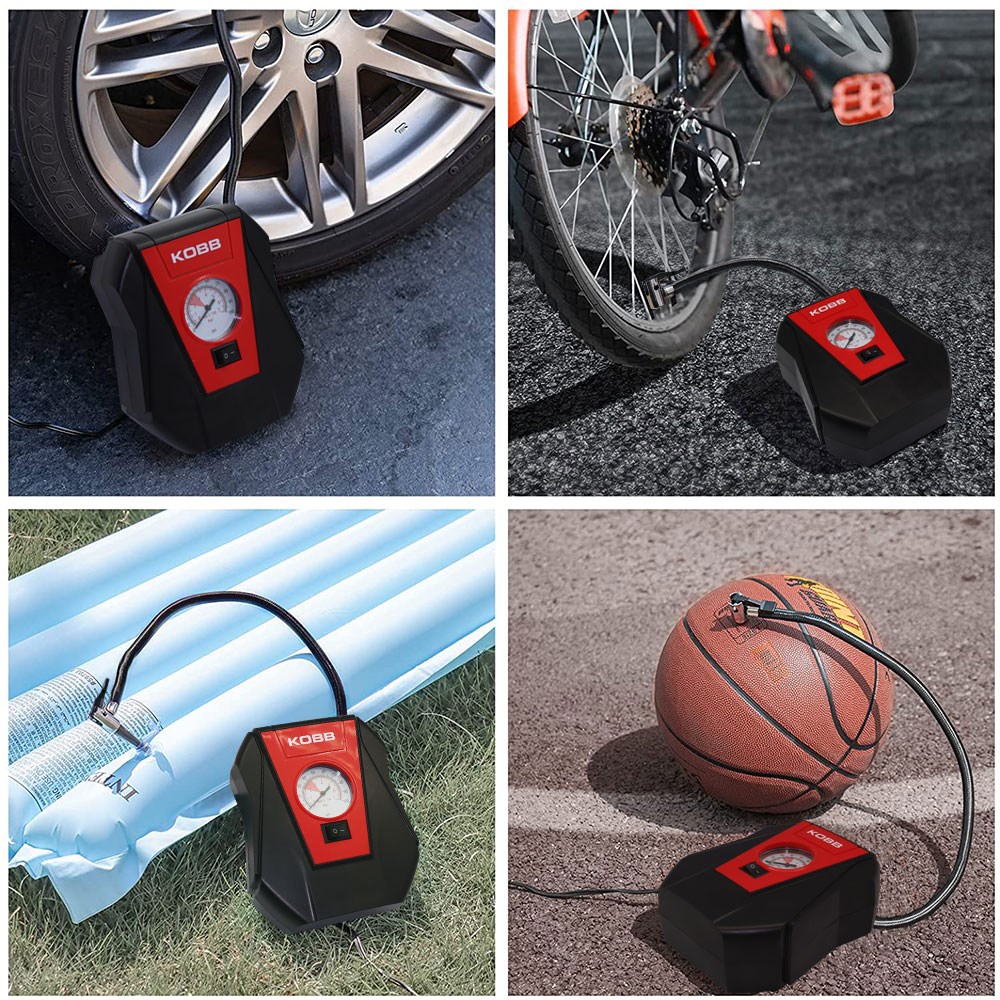 KOBB KB100 12Volt 160 PSI Analog Göstergeli Hava Pompası