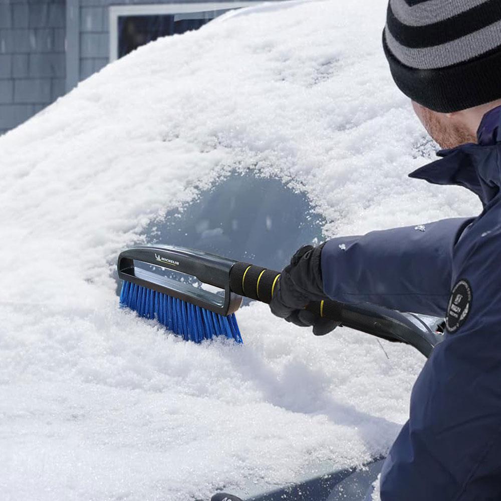 Michelin MC6466 3'ü Bir Arada Kar Fırçası ve Buz Kazıyıcı, Silecek Temizleyici