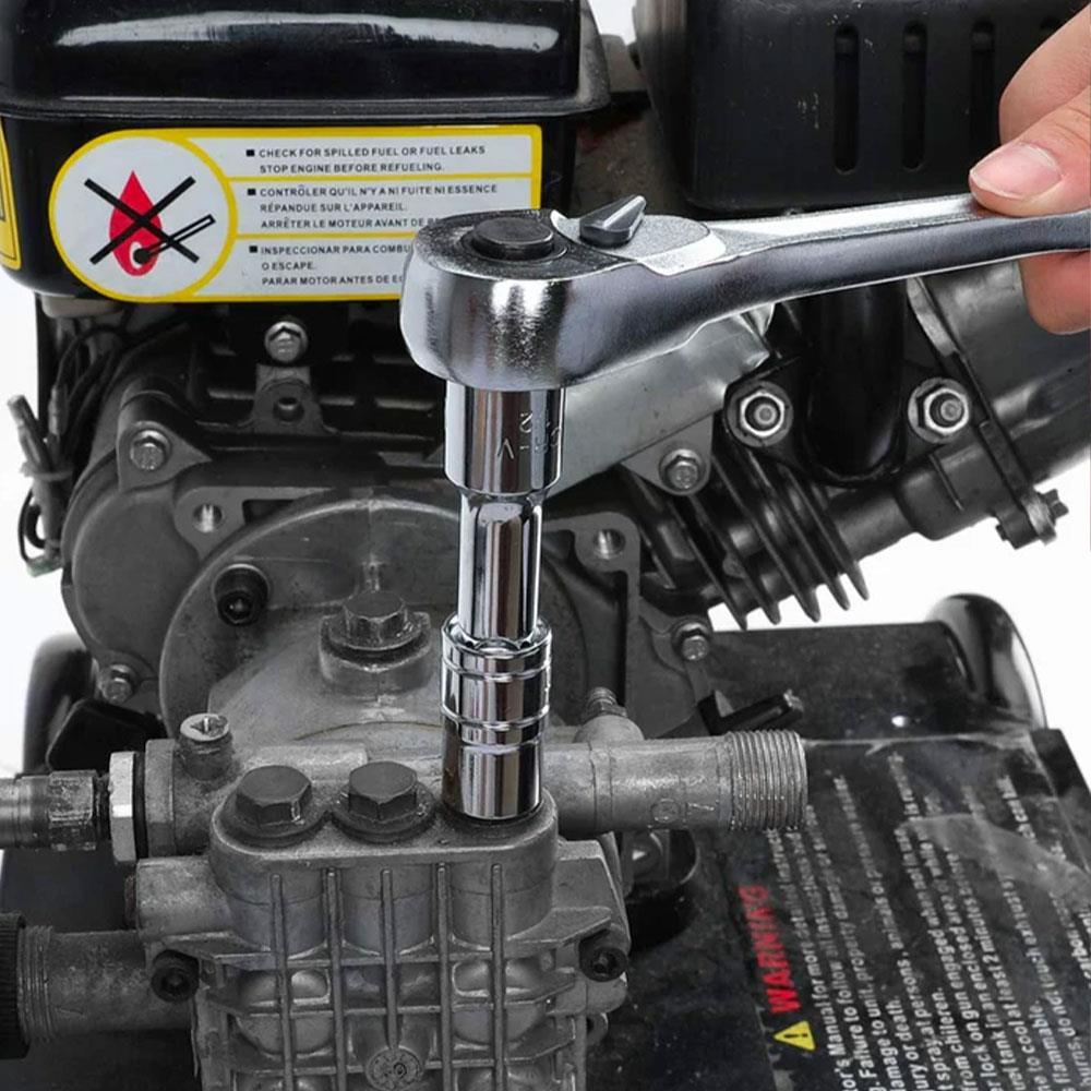 WORKPRO WP202525 30 Parça 1/2’’ CR-V Metrik/İnç Profesyonel Lokma Takımı