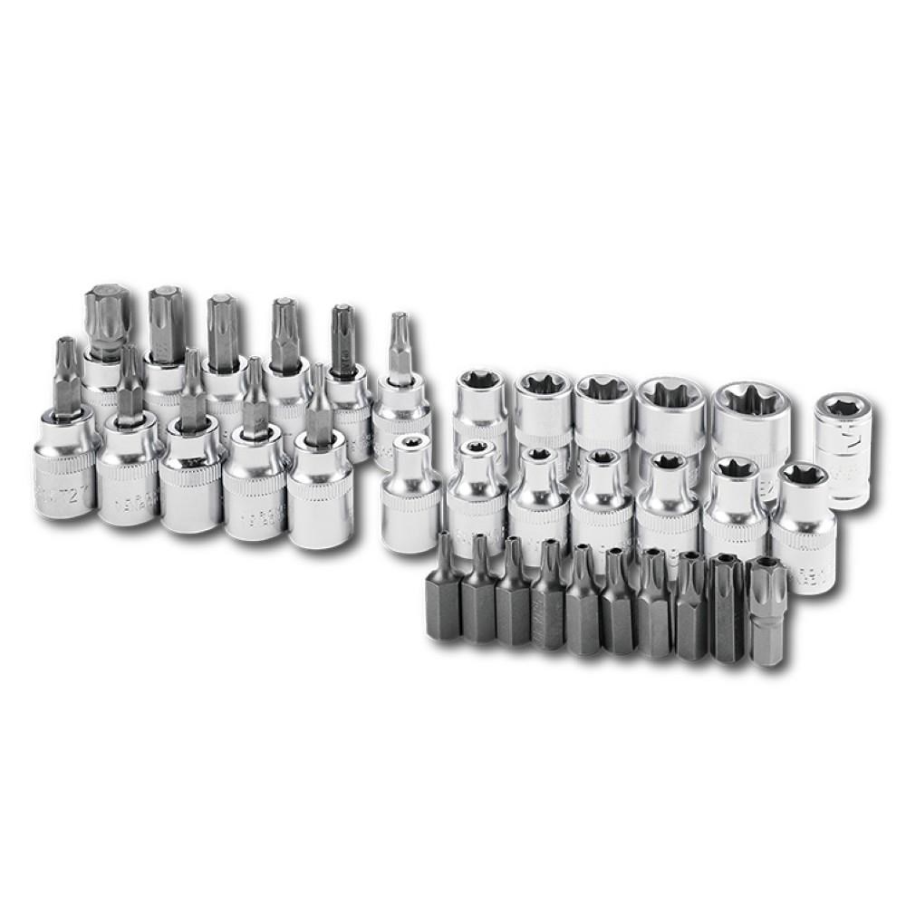 WORKPRO WP202595 3/8'’ CR-V 34 Parça Ağır Hizmet Torx Lokma Takımı (E/T Serisi)