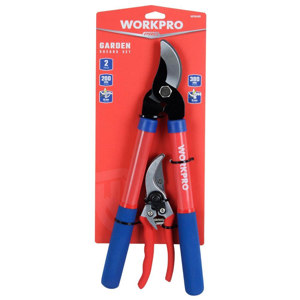 WORKPRO WP204500 2’li Profesyonel Bağ Bahçe Dal Budama Makası Seti
