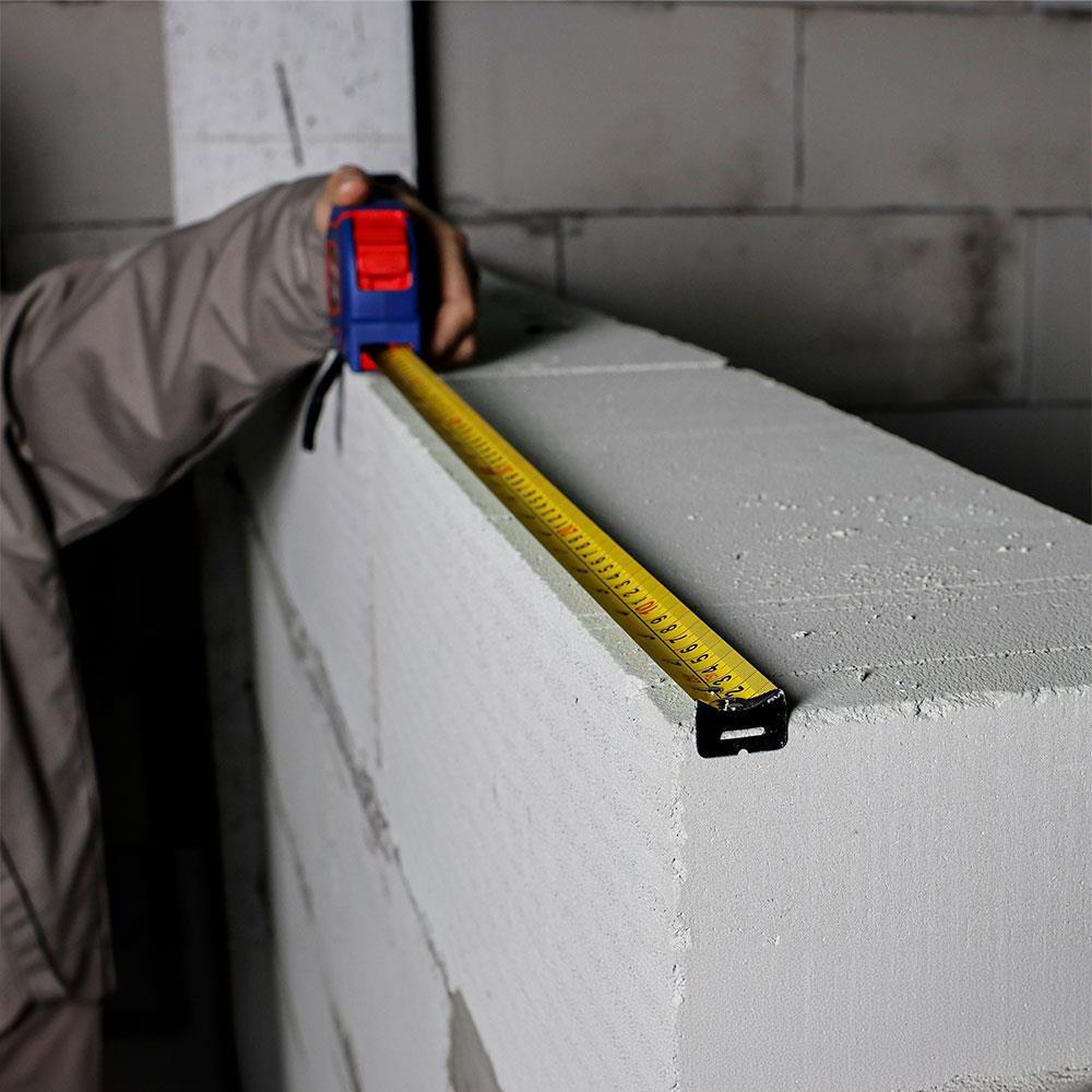 WORKPRO WP261010 7,5Mx25mm/25Ft. Naylon Kaplama Sarı Çelik Şerit Metre