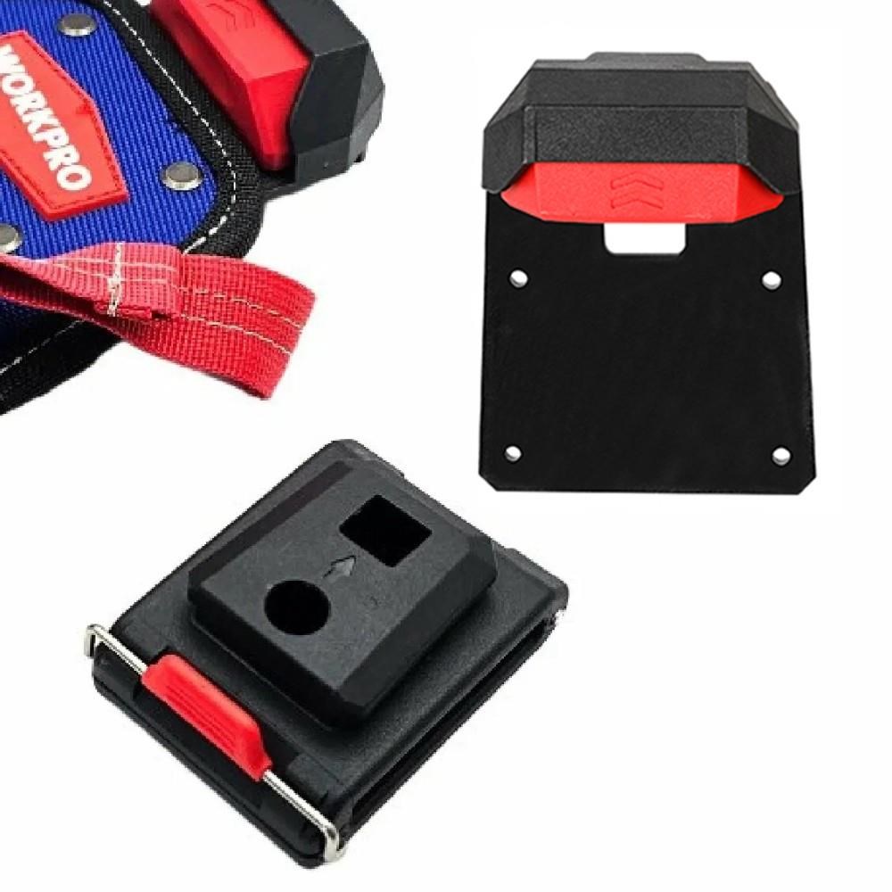WORKPRO WP281079 Smart Clip Bel Tipi Alet Çantası Hızlı Tak-Çıkar Kemer Klipsi + Çanta Bağlantı Adaptörü