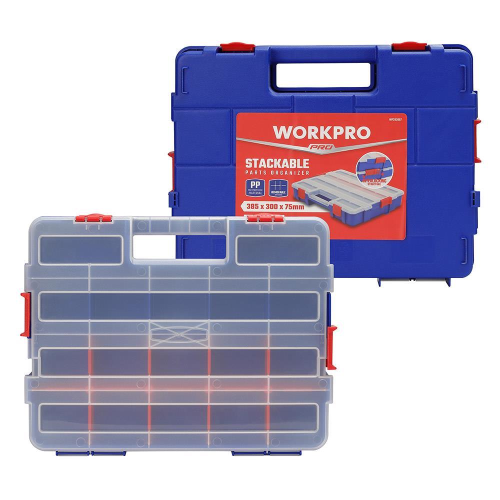 WORKPRO WP283007 38x30x6,8mm Profesyonel İstiflenebilir Organizer