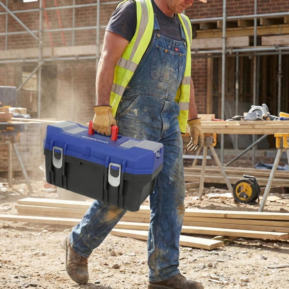 WORKPRO WP283017 19’’ Metal Kilitli Plastik Takım Çantası