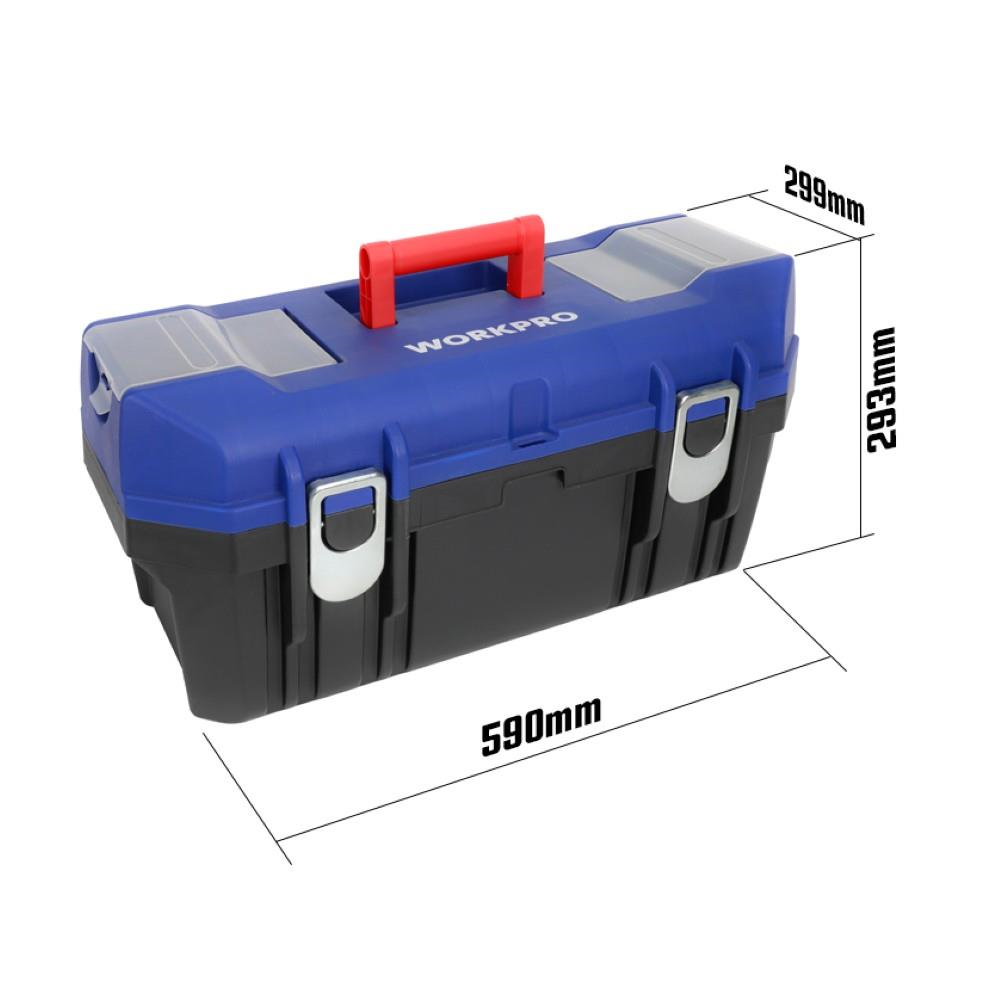 WORKPRO WP283018 22’’ Metal Kilitli Plastik Takım Çantası