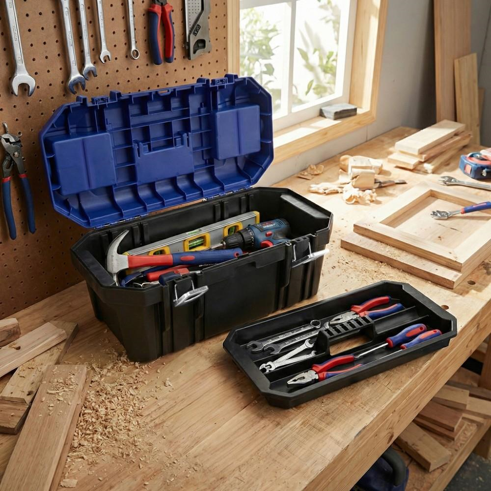 WORKPRO WP283018 22’’ Metal Kilitli Plastik Takım Çantası