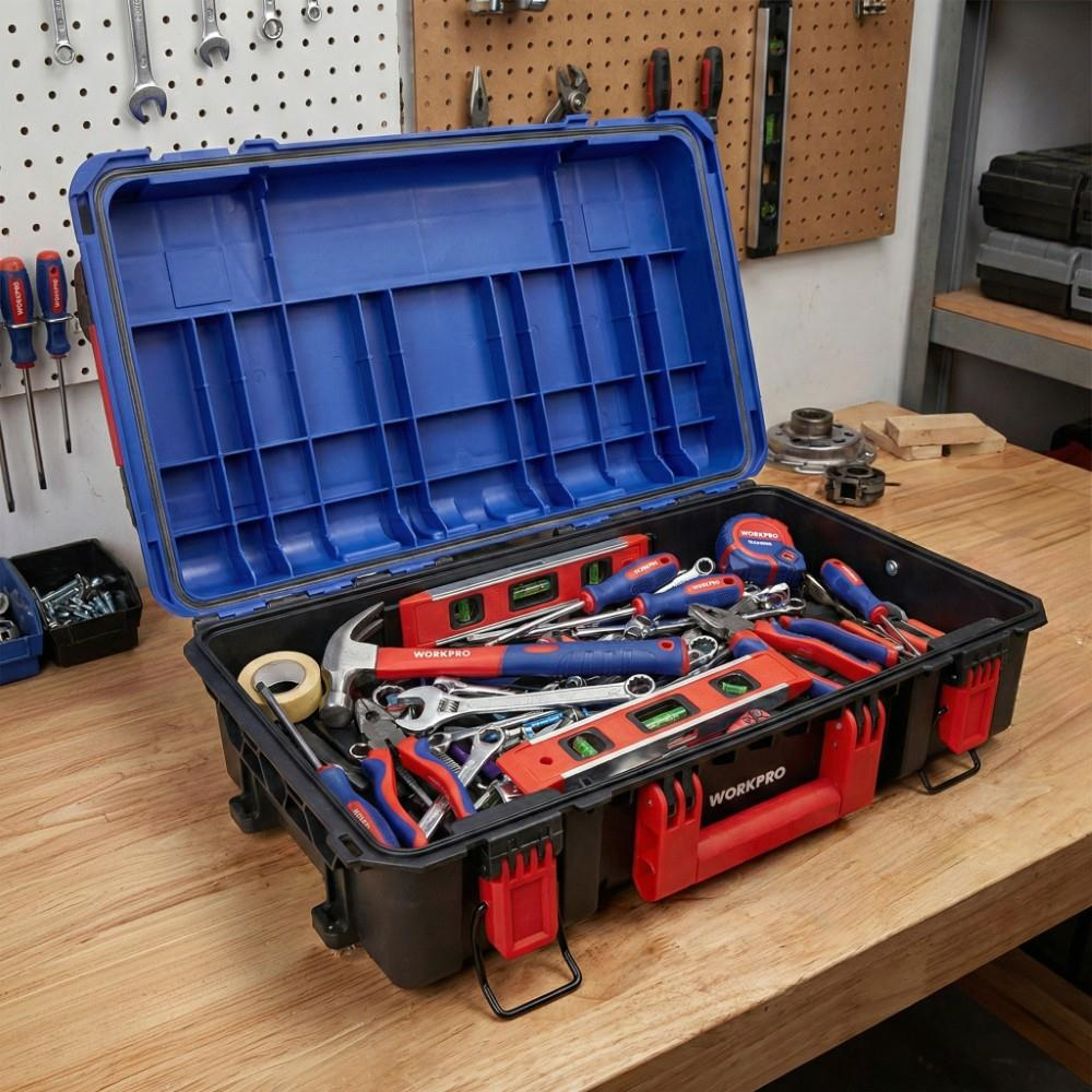 WORKPRO WP283030 32Lt 56x34,5x16,5cm İstiflenebilir Profesyonel Takım Çantası
