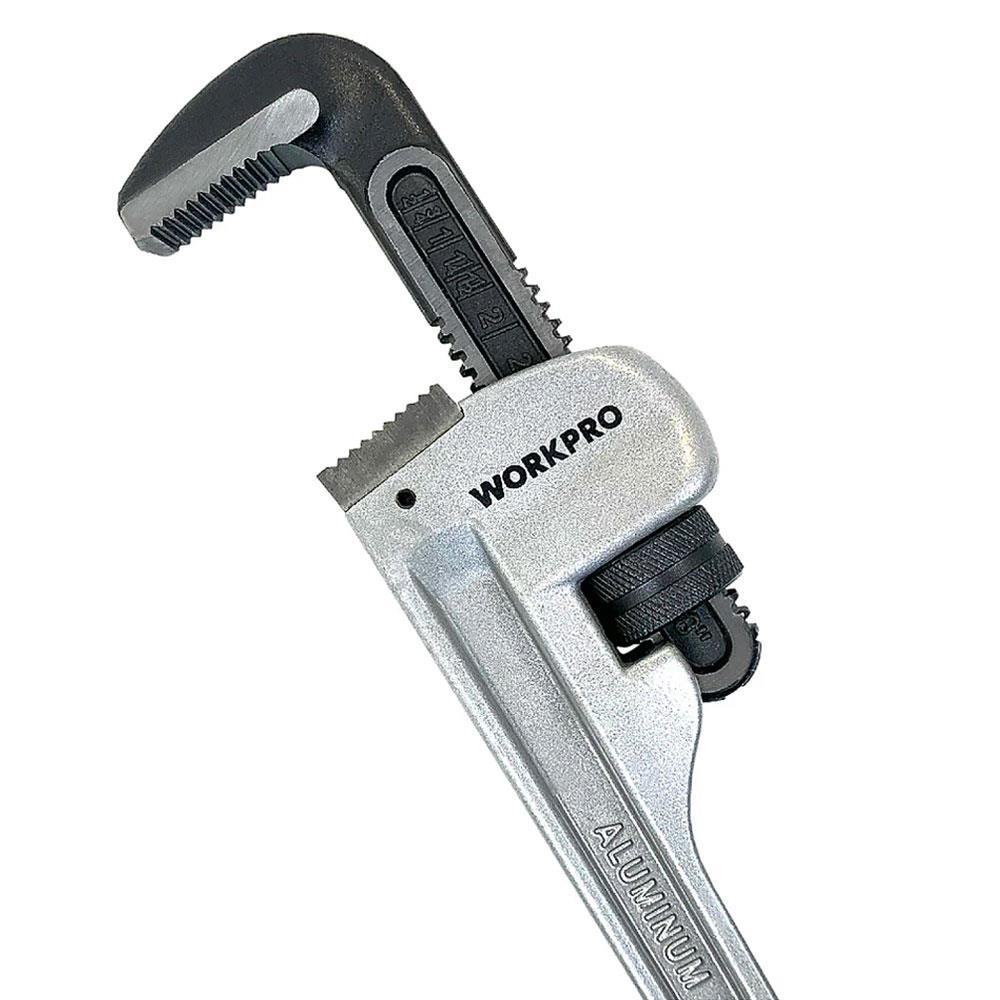 WORKPRO WP302009 600MM Alüminyum Saplı Stilson Profesyonel Boru Anahtarı
