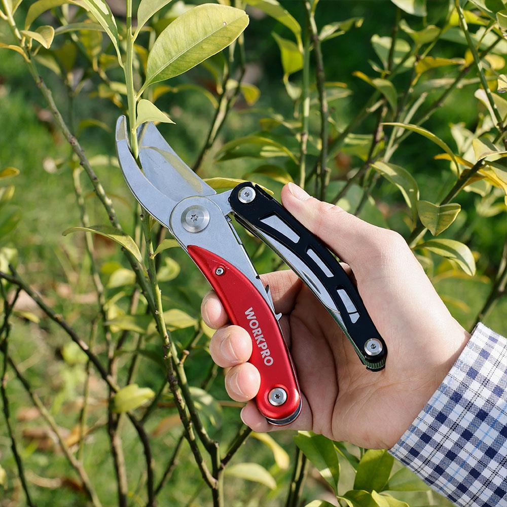 WORKPRO WP382005 4 IN 1 Çok Fonksiyonlu Bağ Bahçe Dal Budama Makası