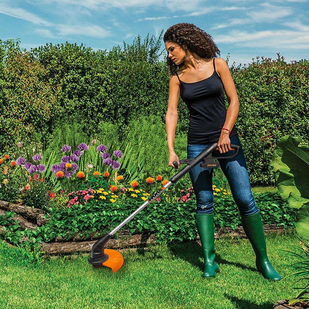 WORX WG927E 40Volt 2.0Ah. Li-ion 34cm Profesyonel Şarjlı Çim Biçme + WG157E.9 20Volt 25cm Misinalı Çim ve Kenar Kesme
