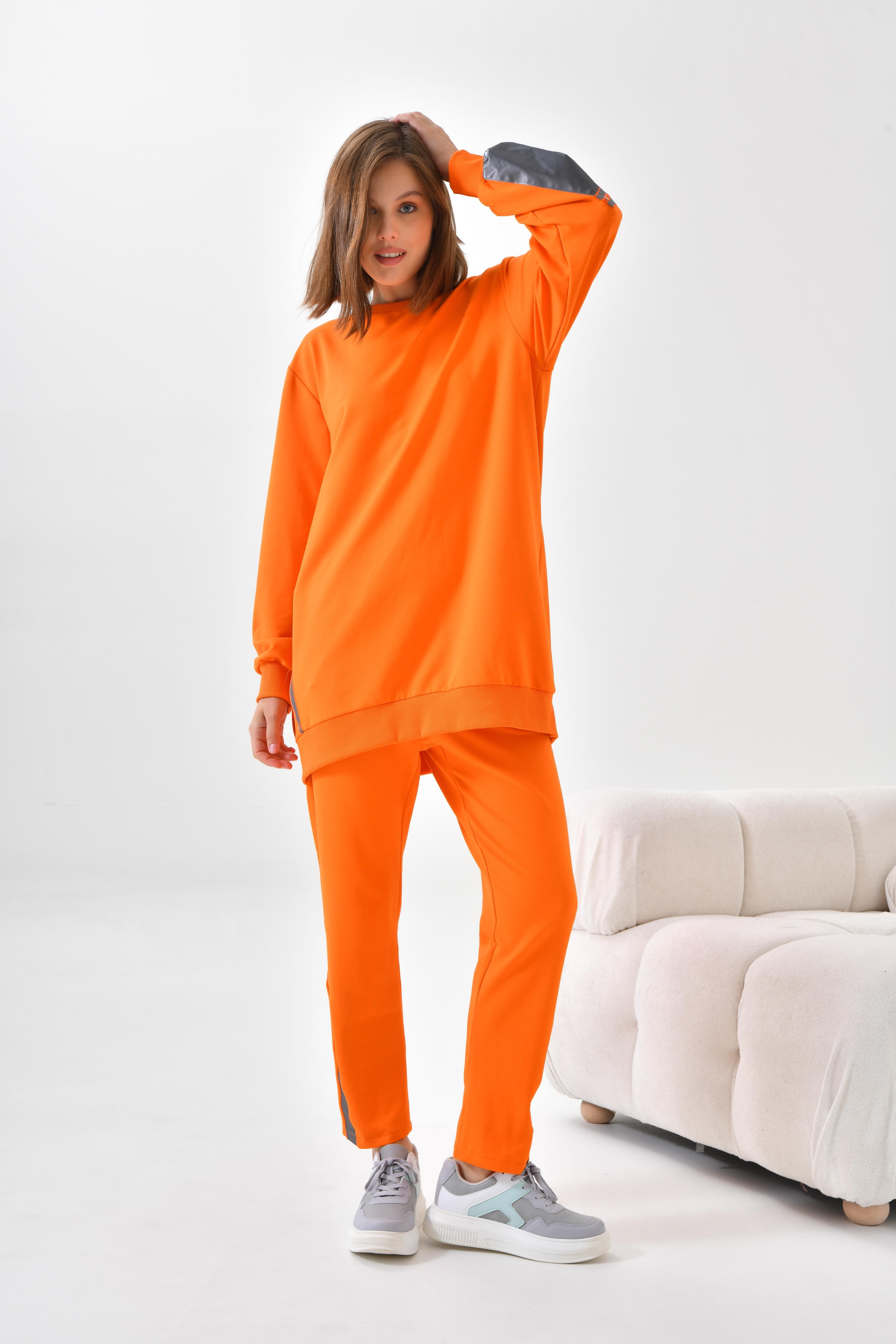 Firoy Kadın 2 İplik Takım  Orange