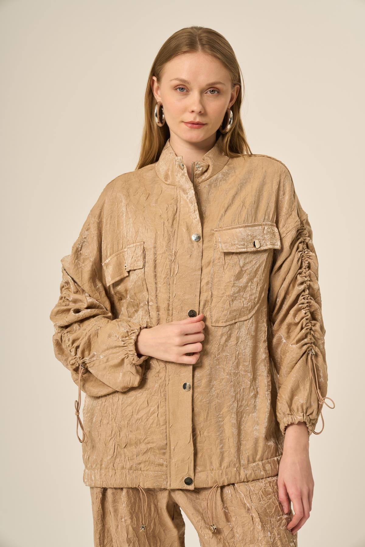 Firoy Kadın Craş Takım  Beige