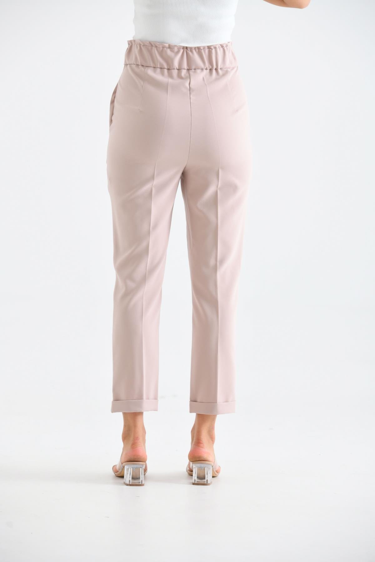 Firoy Kadın Douable Crep  Beige