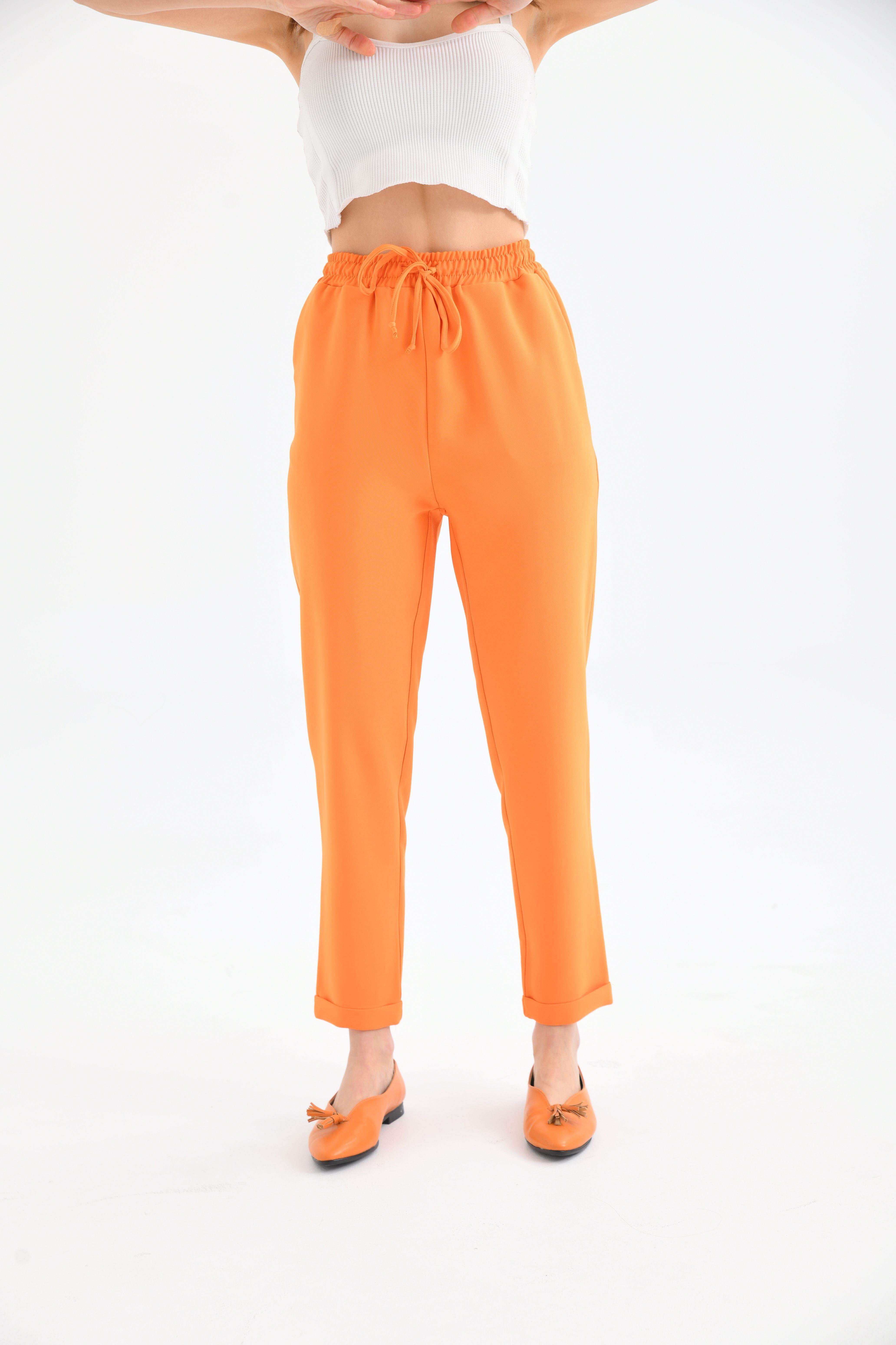 Firoy Kadın Pantolon  Orange