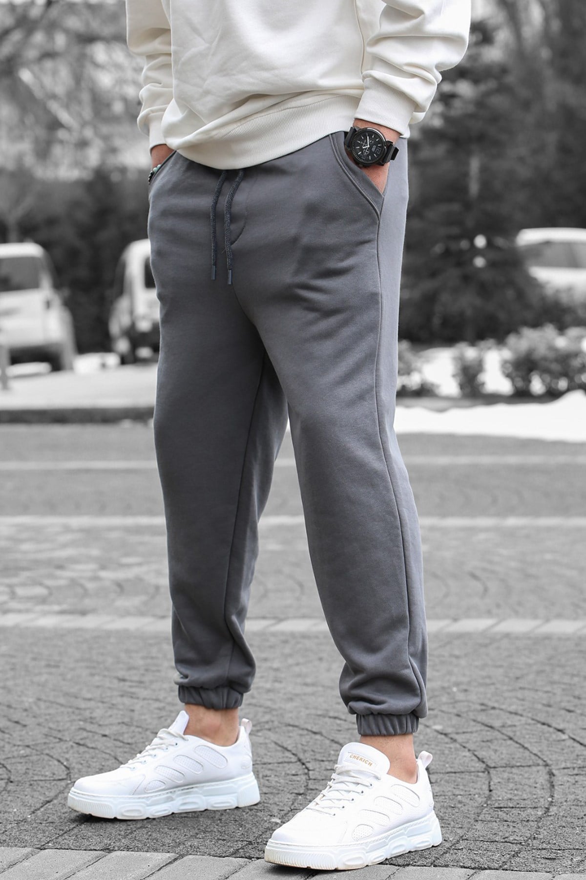 Füme Basic Regular Fit Erkek Eşofman Altı