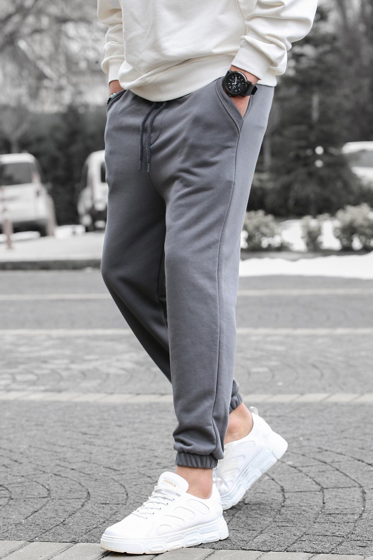 Füme Basic Regular Fit Erkek Eşofman Altı