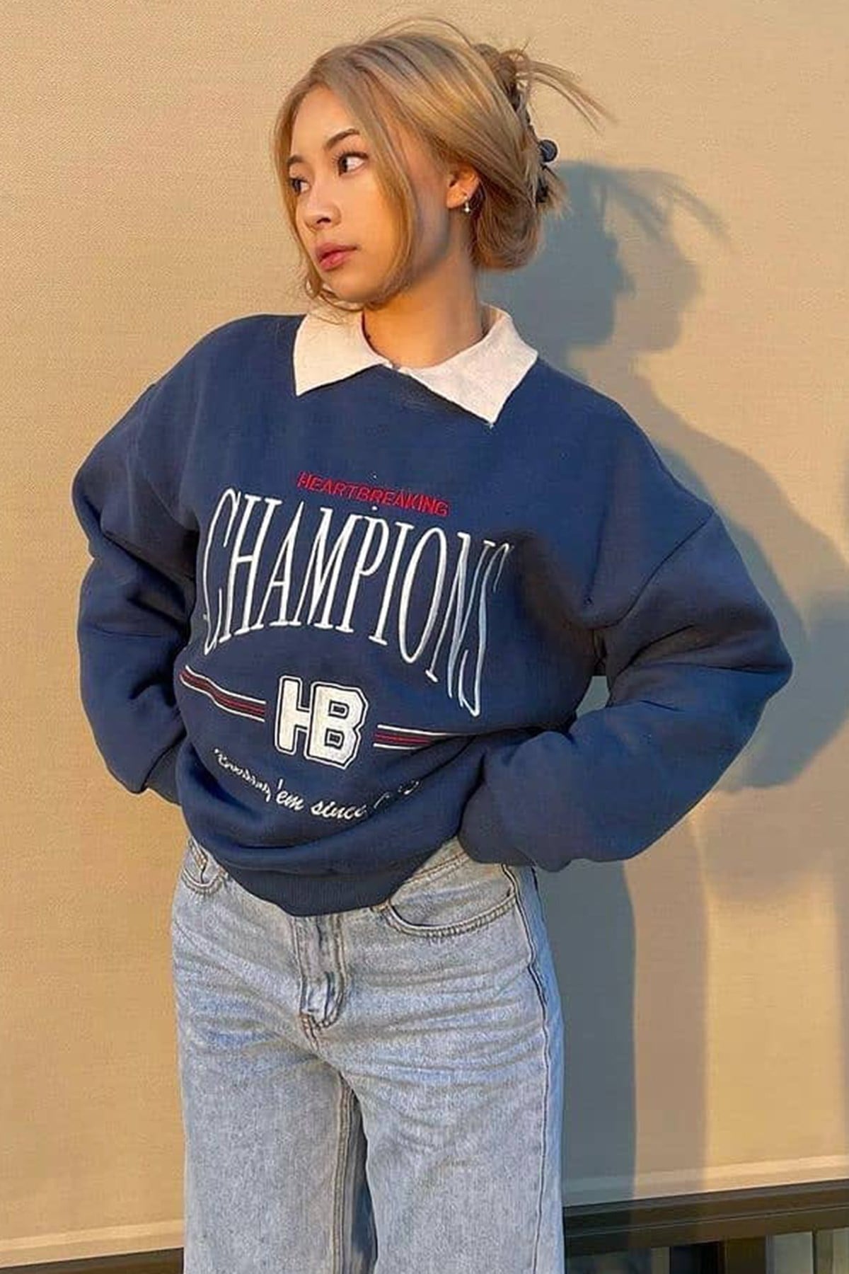 Mad Girls Blue Women Sweatshirt MG930
