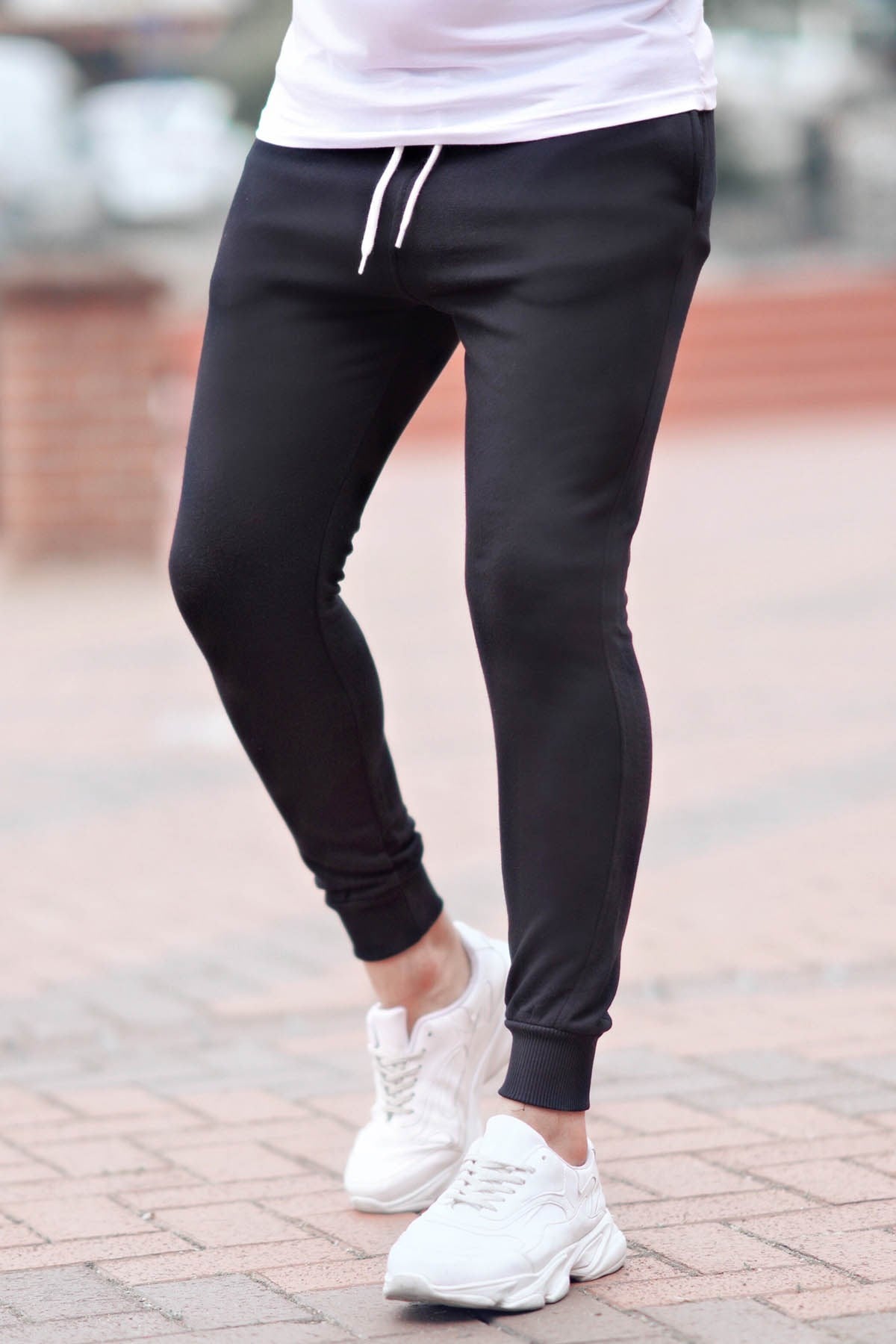 Madmext Basic Siyah Erkek Eşofman 9285