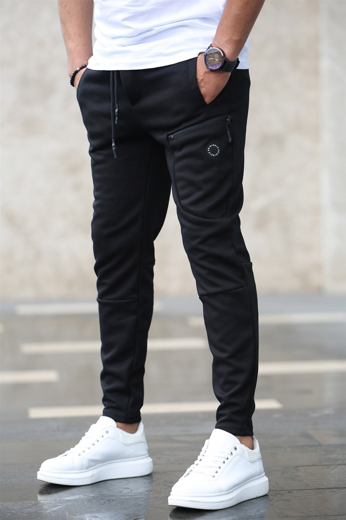 Madmext Basic Siyah Eşofman 4207