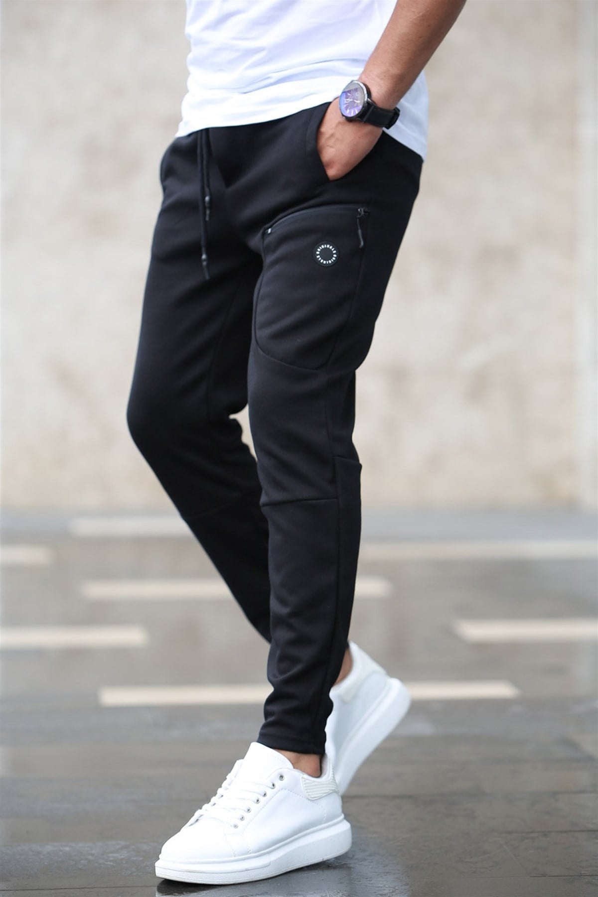 Madmext Basic Siyah Eşofman 4207
